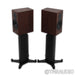 Dynaudio Evoke 20 Bookshelf Speakers; Walnut Wood Pair with Stands