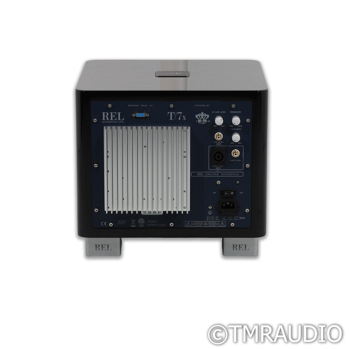 REL Acoustics T/7x 8" Powered Subwoofer; Piano Black