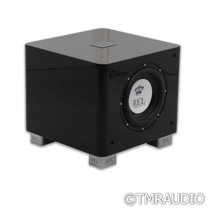 REL Acoustics T/7x 8" Powered Subwoofer; Piano Black