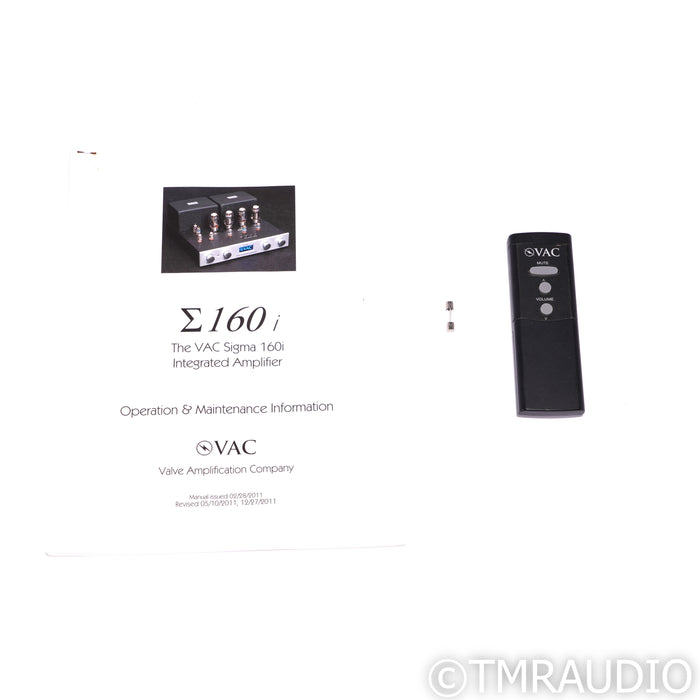 VAC Sigma 160i Stereo Tube Integrated Amplifier; MC Phono Upgrade