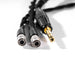 Forza Audio Works Noir HPC Mk2 1/4" Headphone Cable; 2m