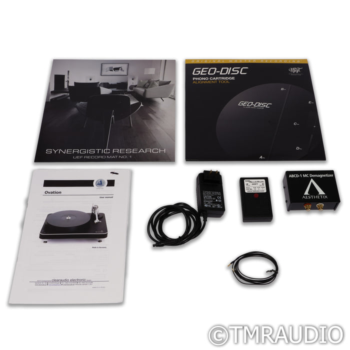 Clearaudio Ovation Belt Drive Turntable; Clarify 9" Tonearm (No Cartridge)