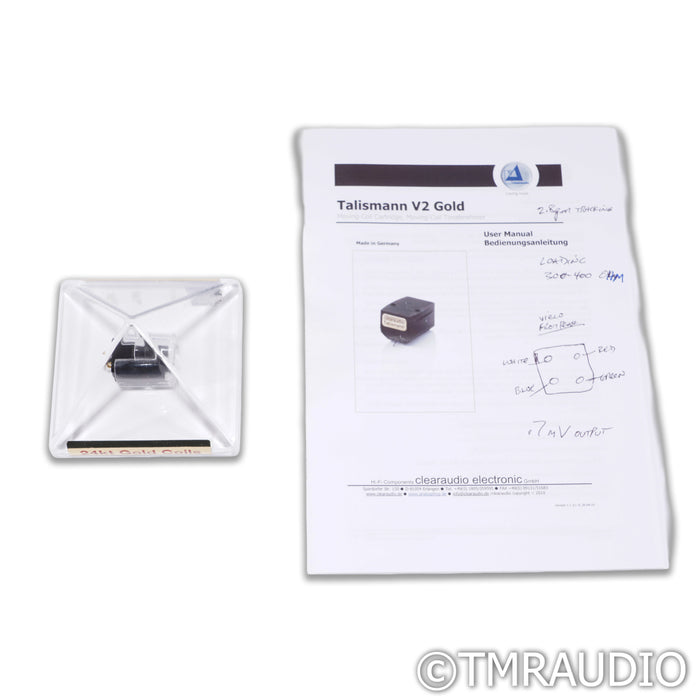 Clearaudio Talismann V2 Gold MC Phono Cartridge; Moving Coil