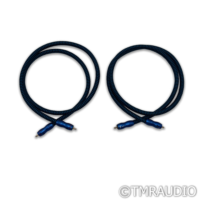 AudioQuest Diamondback RCA Cables; 1m Pair Interconnects