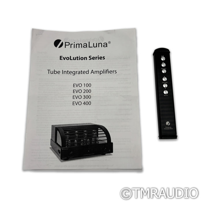 PrimaLuna EvoLution EVO 100 Stereo Tube Integrated Amplifier; Black