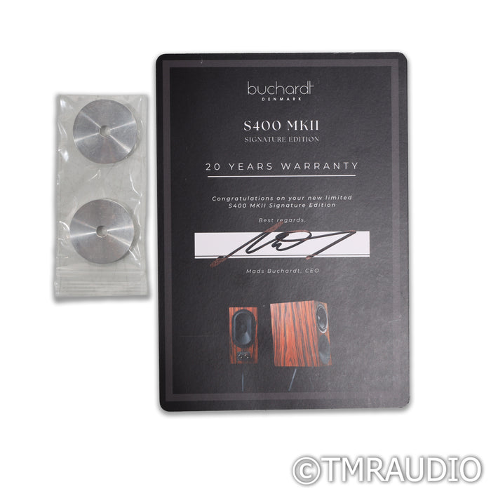 Buchardt Audio S400 MKII Signature Bookshelf Speakers; Fauna Pair w/ Stands