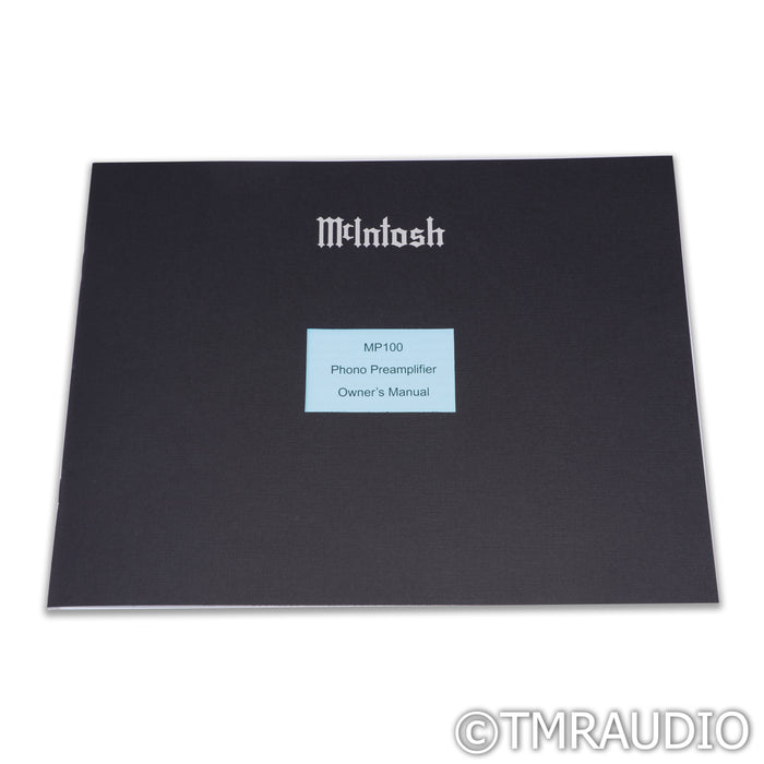 McIntosh MP100 MM / MC Phono Preamplifier