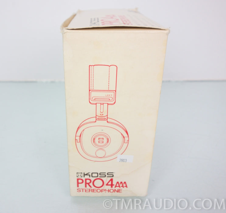 Koss Pro4AAA Titanium Stereophone / Headphones in Factory Box (vintage)