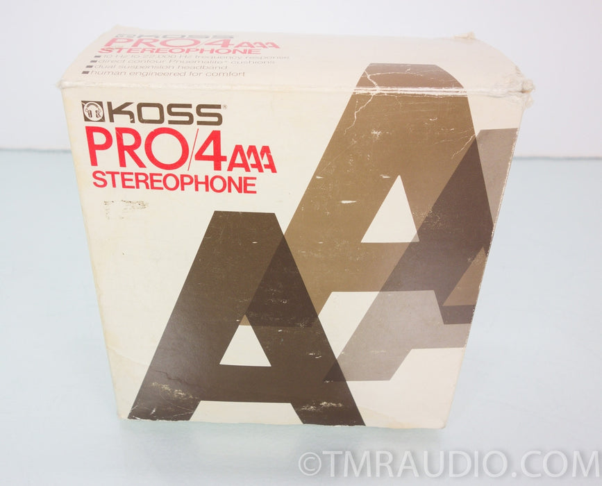 Koss Pro4AAA Titanium Stereophone / Headphones in Factory Box (vintage)