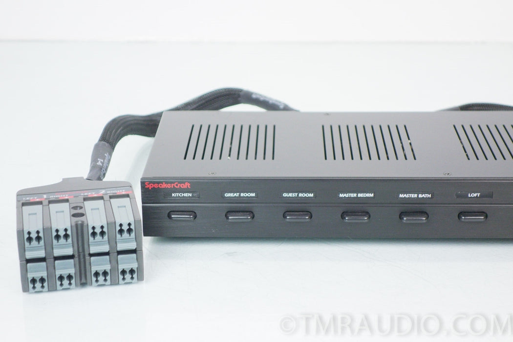 Speakercraft S8 Multi-room Speaker Selector with Plugs