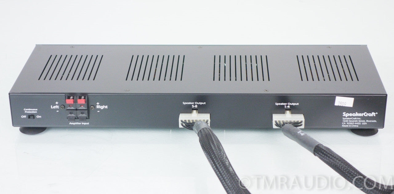 Speakercraft S8 Multi-room Speaker Selector with Plugs