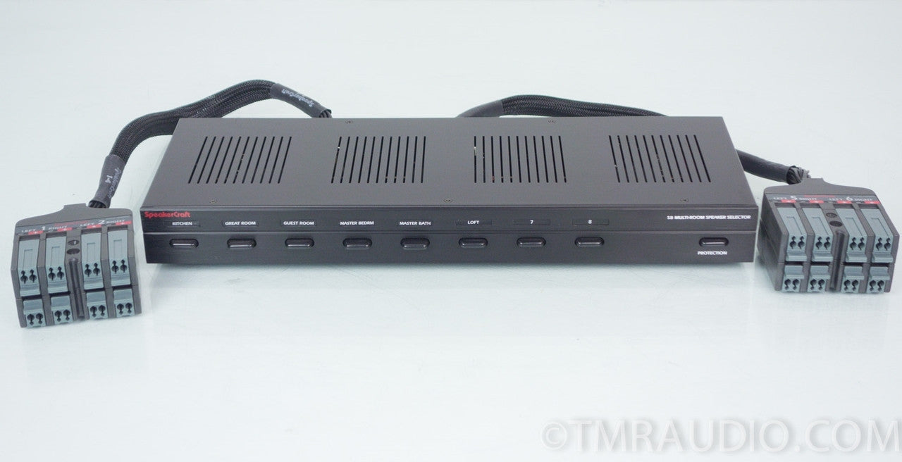 Speakercraft S8 Multi-room Speaker Selector with Plugs