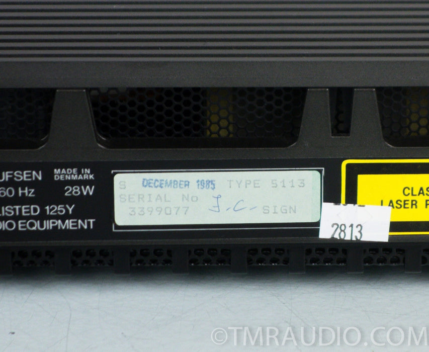 Bang & Olufsen B&O CD 50 Type 5113 CD Player AS-IS