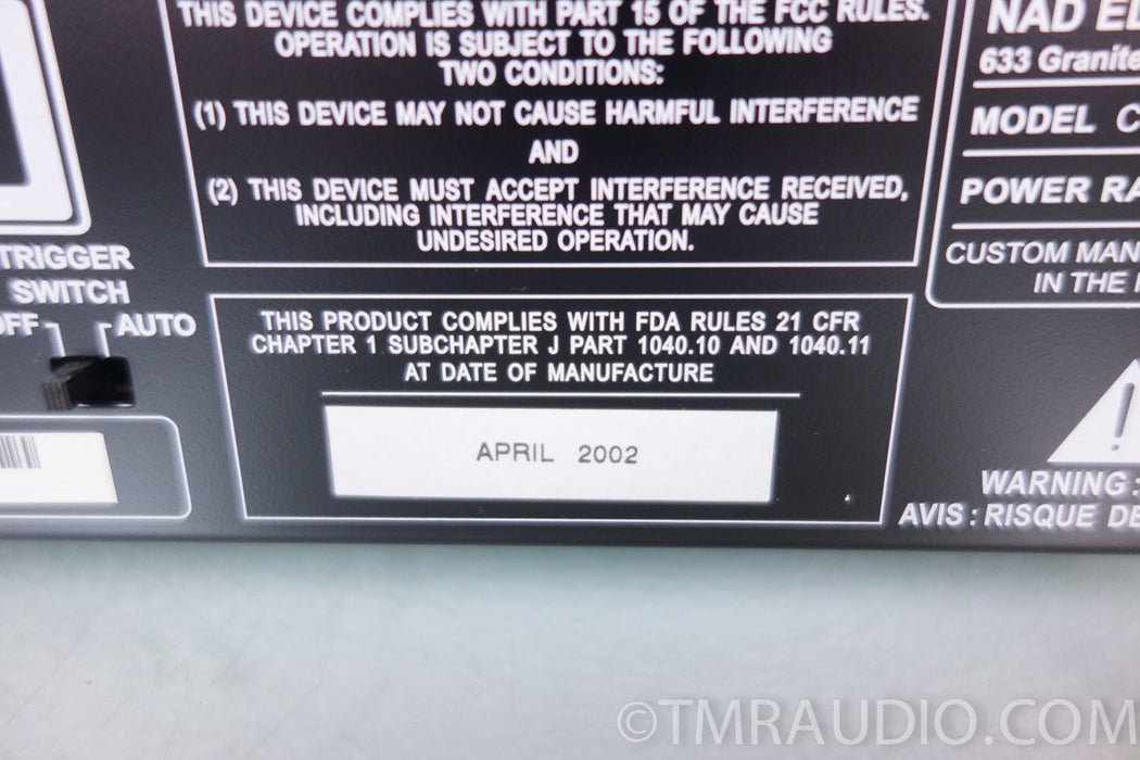 NAD C 541i CD Player in Factory Box