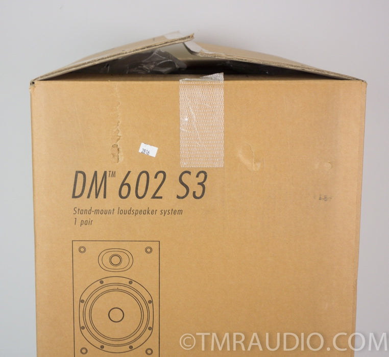 B&W 602 S3 Bookshelf Speakers