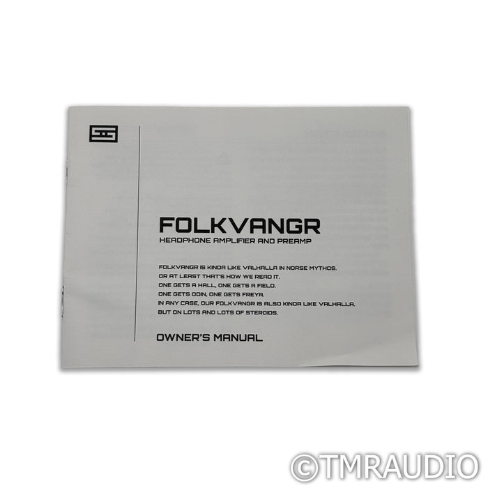 Schiit Audio Folkvangr Tube Headphone Amplifier