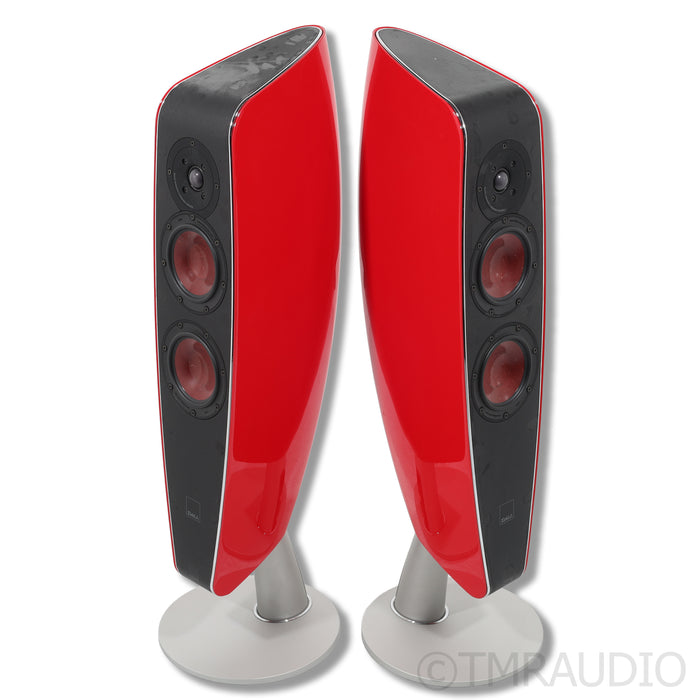 DALI Fazon F5 Floorstanding Speakers; Red Pair