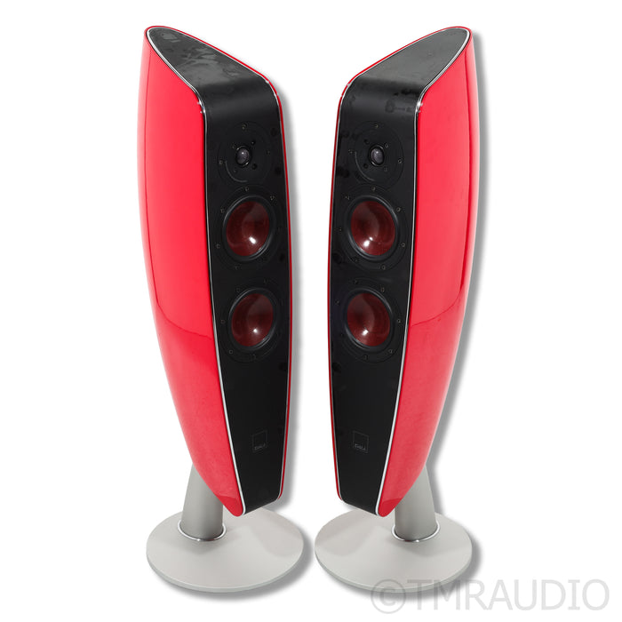 DALI Fazon F5 Floorstanding Speakers; Red Pair