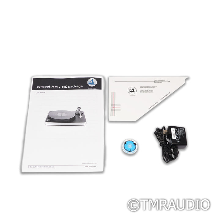Clearaudio Concept Turntable; Dark Wood; Satisfy Carbon 9"; AiR Motor Upgrade (No Cartridge)
