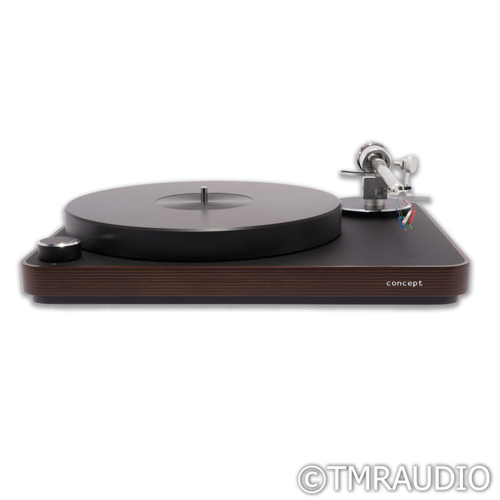 Clearaudio Concept Turntable; Dark Wood; Satisfy Carbon 9"; AiR Motor Upgrade (No Cartridge)