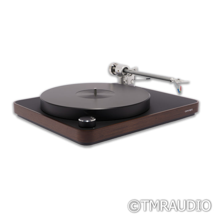 Clearaudio Concept Turntable; Dark Wood; Satisfy Carbon 9"; AiR Motor Upgrade (No Cartridge)