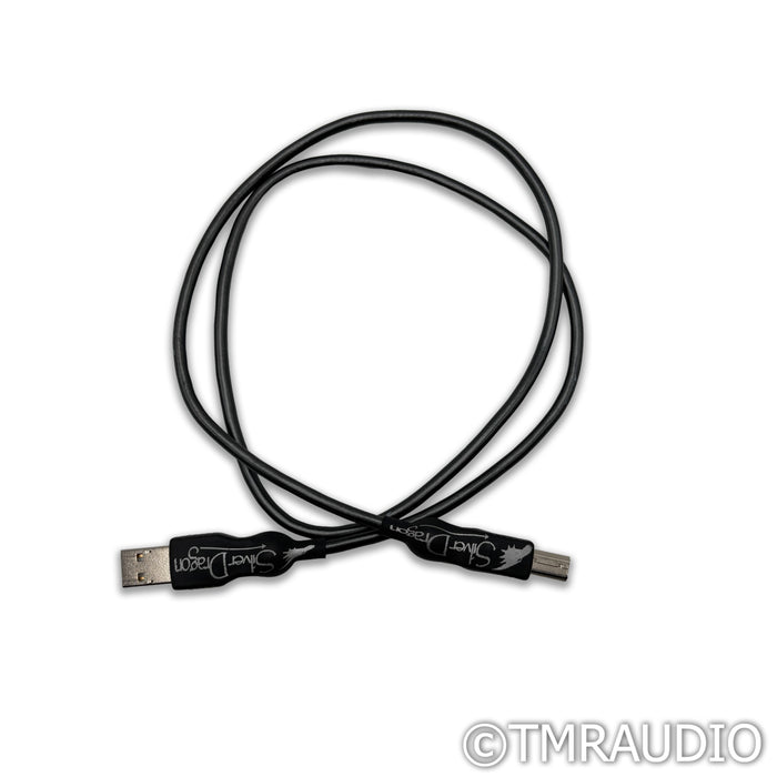 Moon Audio Silver Dragon USB Cable; 3ft Single Digital Interconnect; USB A to B