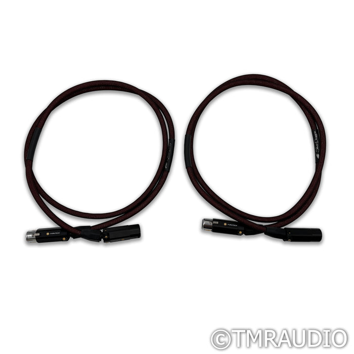 Moon Audio Silver Dragon XLR Cables; 4.5ft Pair Balanced Interconnects