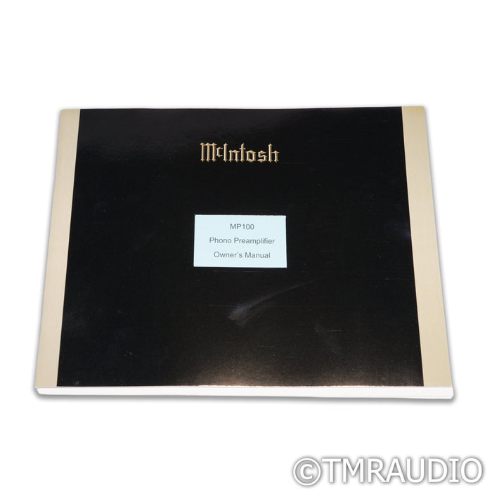 McIntosh MP100 MM / MC Phono Preamplifier