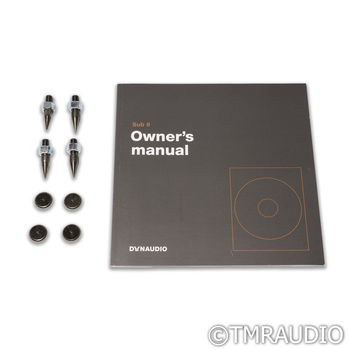 Dynaudio Sub 6 Dual 9" Powered Subwoofer; Black