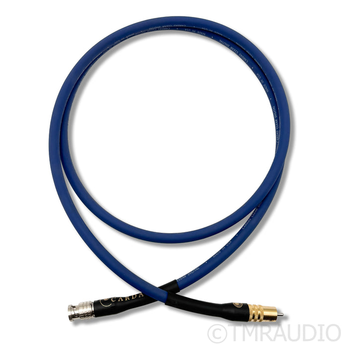 Cardas Clear RCA-BNC Coaxial Cable; 1.5m Single Digital Interconnect