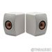 KEF LS50 Meta Bookshelf Speakers; White Pair