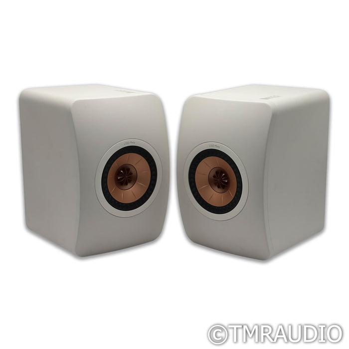 KEF LS50 Meta Bookshelf Speakers; White Pair