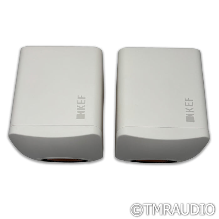 KEF LS50 Meta Bookshelf Speakers; White Pair