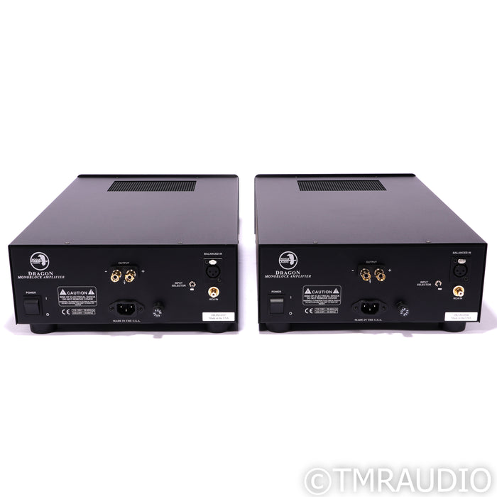 Rogue Audio DragoN Monoblock Hybrid Power Amplifier; Black Pair