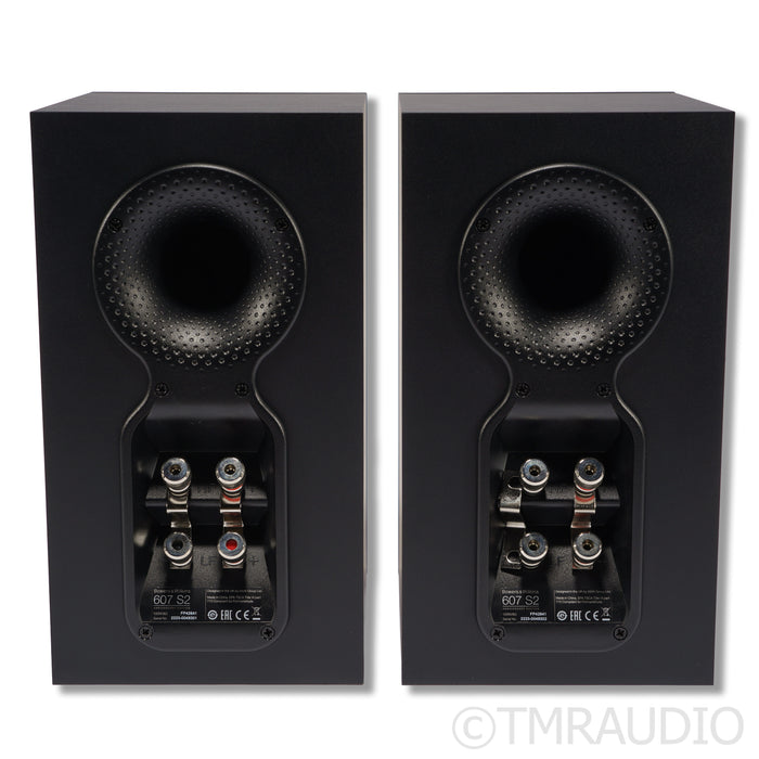 Bowers & Wilkins 607 S2 Anniversary Edition Bookshelf Speakers; Black Pair