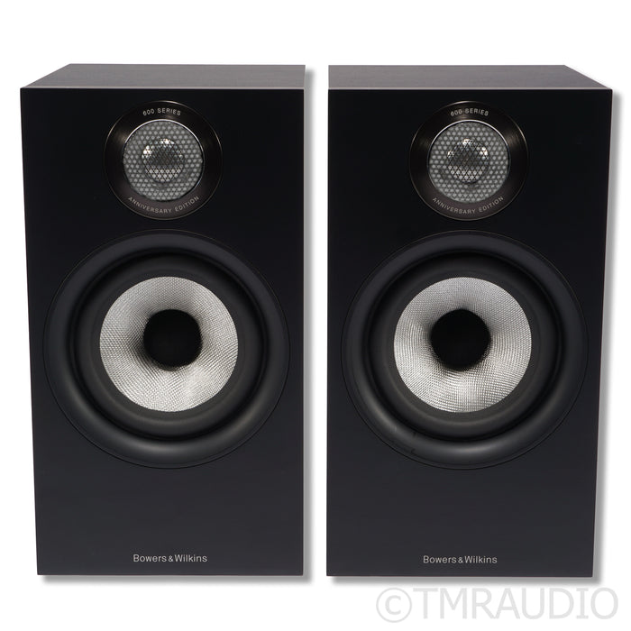 Bowers & Wilkins 607 S2 Anniversary Edition Bookshelf Speakers; Black Pair