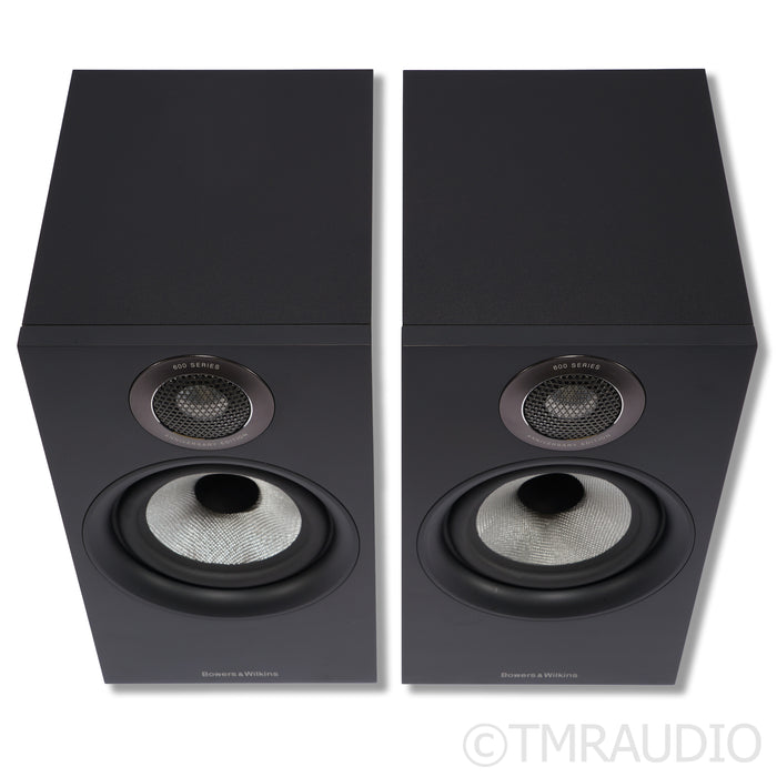 Bowers & Wilkins 607 S2 Anniversary Edition Bookshelf Speakers; Black Pair