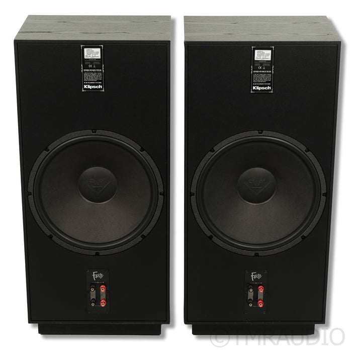 Klipsch Forte IV Floorstanding Speakers; Black Ash Pair