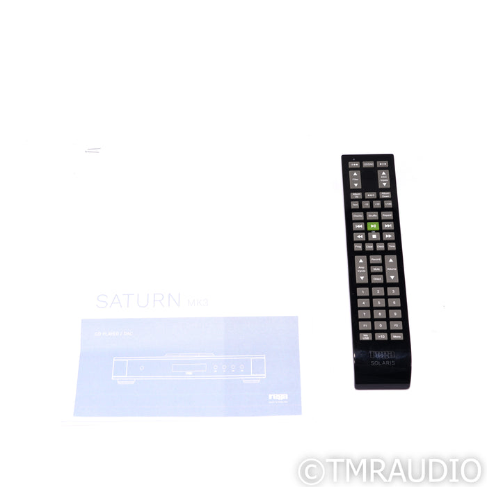 Rega Saturn MK3 CD Player / DAC; D/A Converter