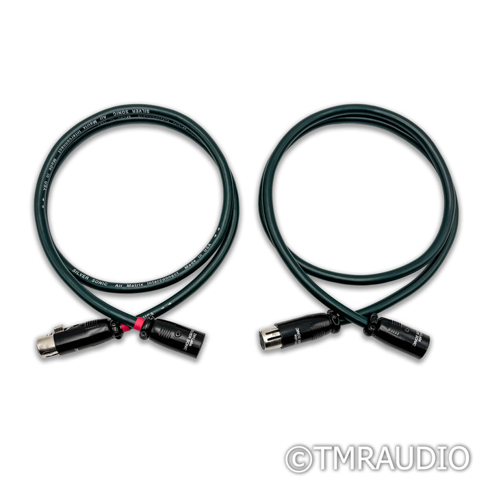 DH Labs Silver Sonic Air Matrix XLR Cables; 1m Pair Balanced Interconnects