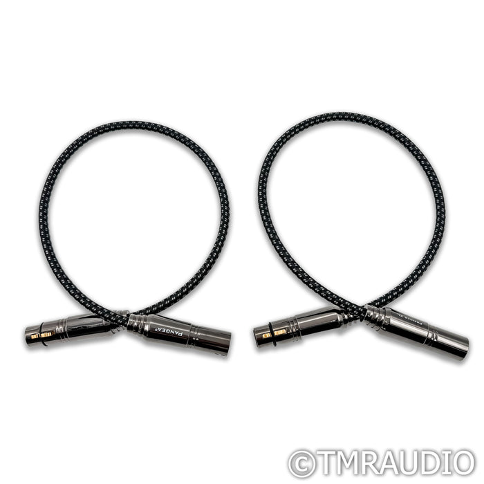 Pangea Audio Premier XL XLR Cables; 0.5m Pair Balanced Interconnects