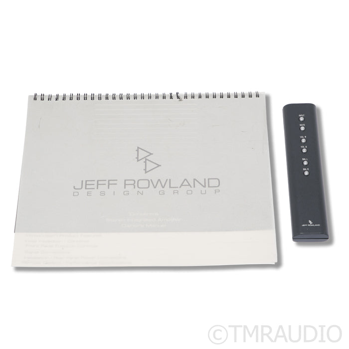 Jeff Rowland Concentra 1 Stereo Integrated Amplifier; MM & MC Phono