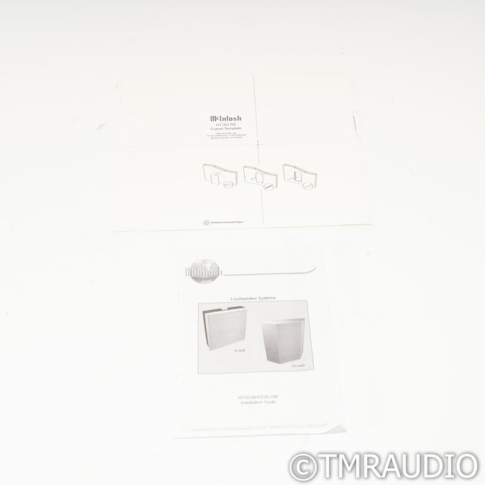 McIntosh HT30-IW In-Wall Speakers; White Pair (Unused)