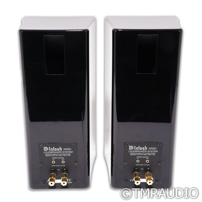 McIntosh XR50 Bookshelf Speakers; Gloss Black Pair