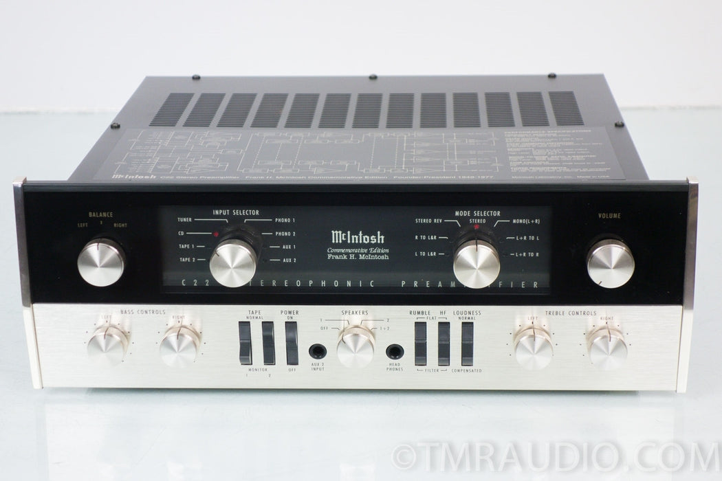 McIntosh C-22 Commemorative Edition Tube Preamplifier in Factory Box