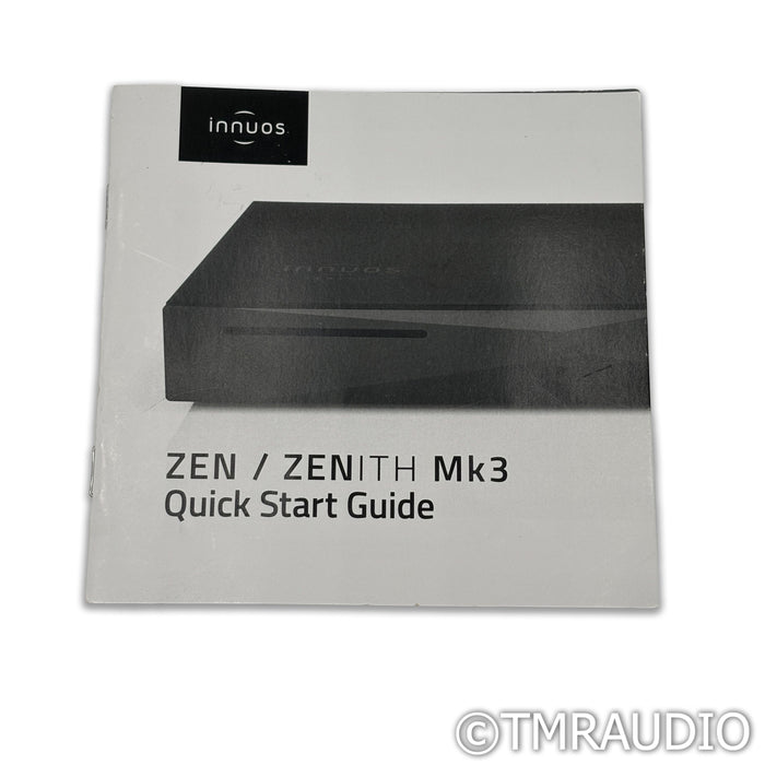 Innuos ZEN MK3 Network Streamer / Server; 2TB