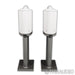 B&W Formation Duo Wireless Active Bookshelf Speakers; White Pair w/ Stands