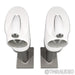 B&W Formation Duo Wireless Active Bookshelf Speakers; White Pair w/ Stands