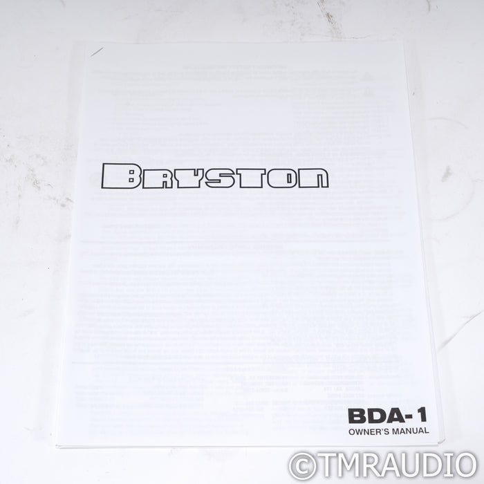 Bryston BDA-1 DAC; D/A Converter; Black