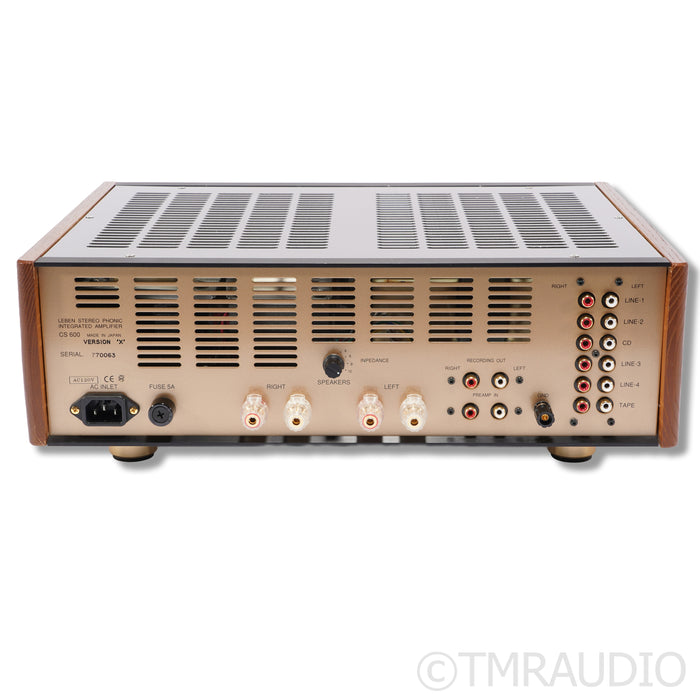 Leben CS-600X Stereo Tube Integrated Amplifier